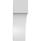 Ekena Millwork 4-in. W x 8-in. D x 12-in. H Westlake Architectural Grade PVC Knee Brace BRCP04X08X12WTL - alternate 2